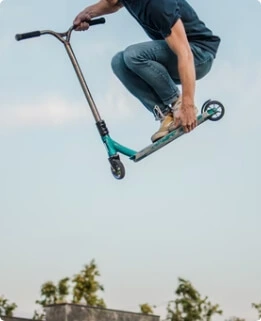 Skatezone biedt een ruime aanbod aan steps