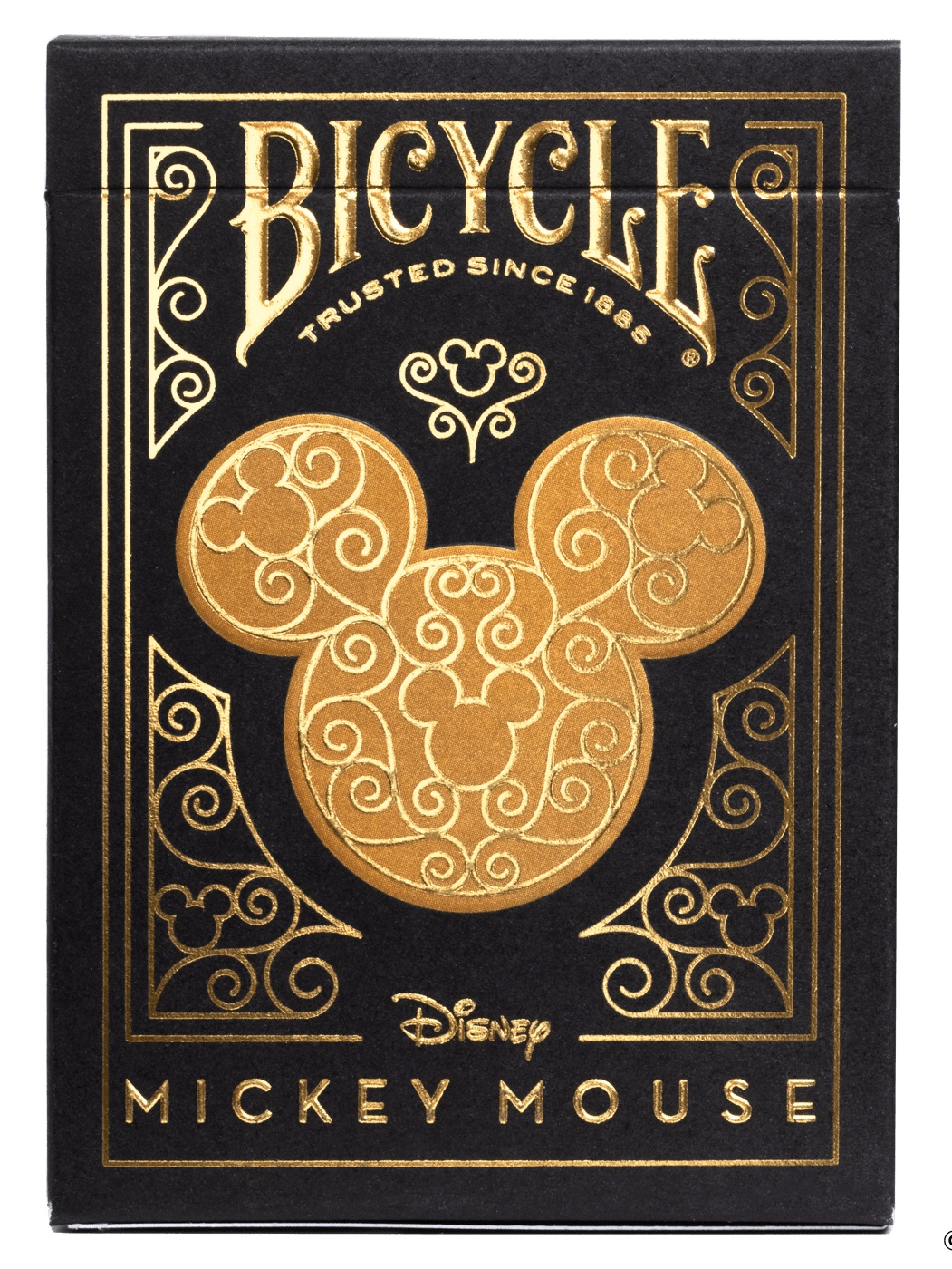 Bicycle Poker Cards Mickey Mouse Black/Gold