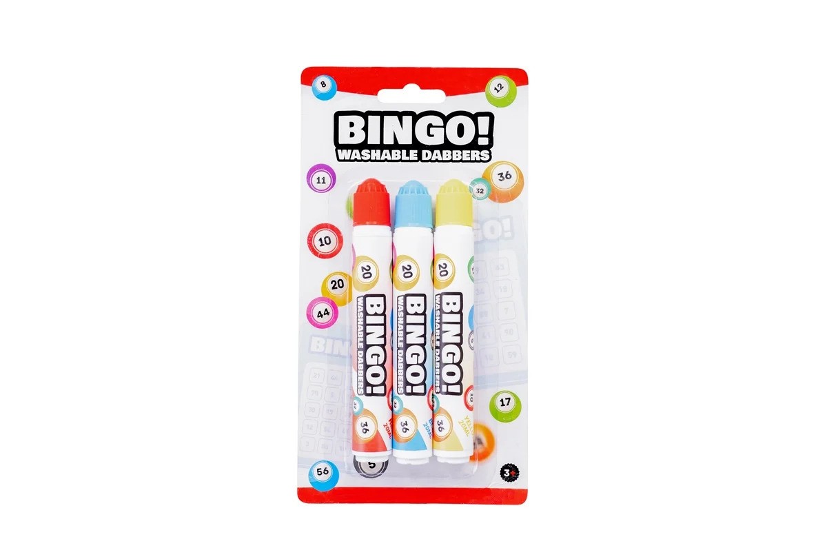 Bingo Dabbers 3 Stuks Rood/Geel/Blauw 20ml