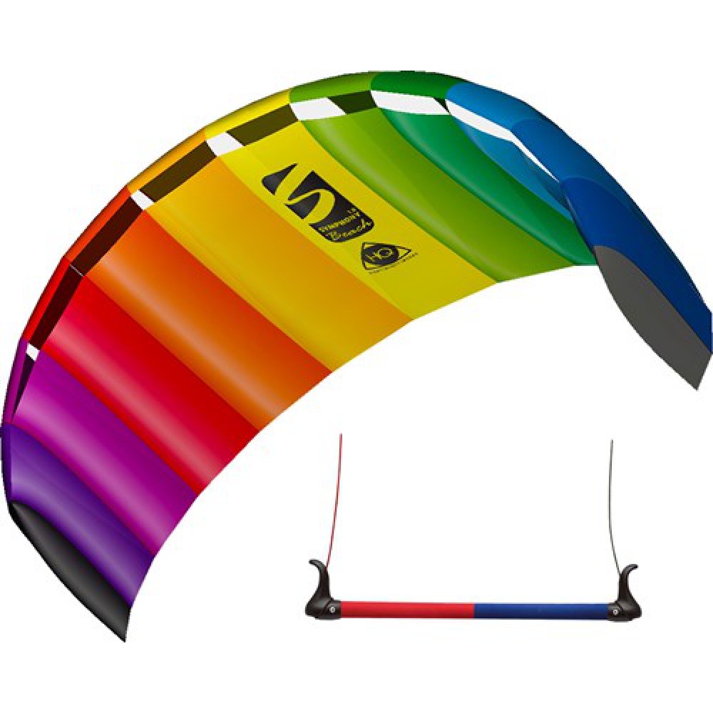 Symphony Beach III 1.8 Sport Rainbow Met Bar Vlieger