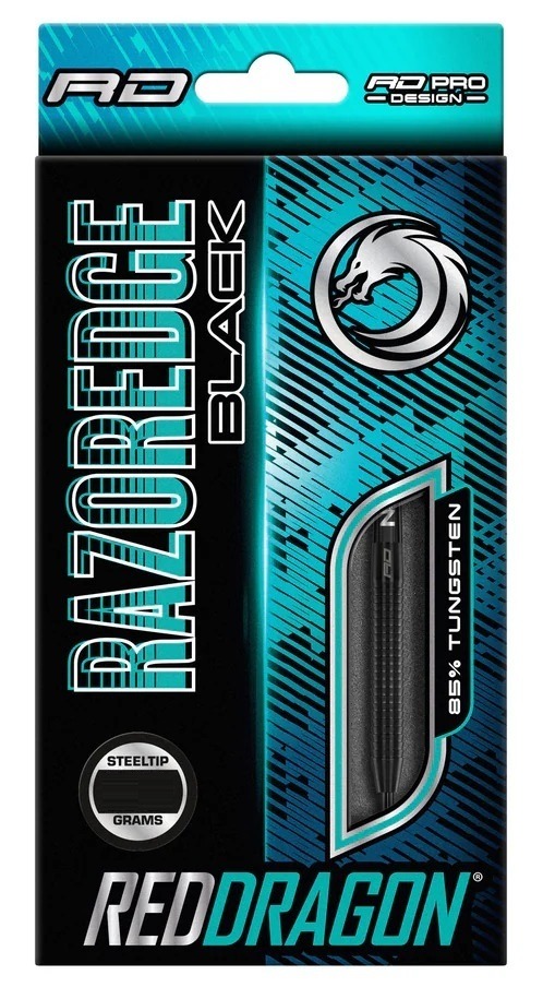 Red Dragon Darts - Razor Edge Black | 85% Tungsten 23 Gram