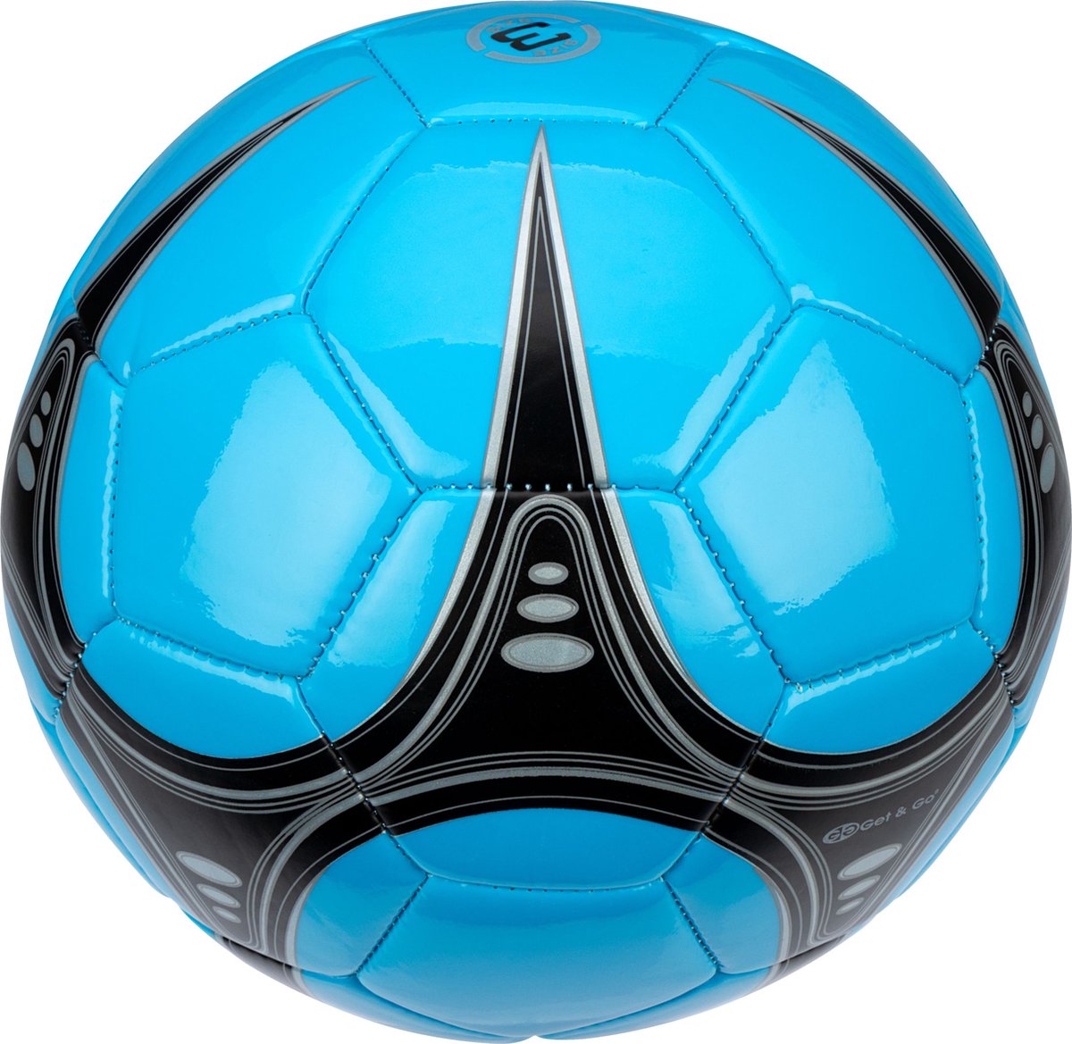 Mini Voetbal Warp Black/Blue Skillz Size 3