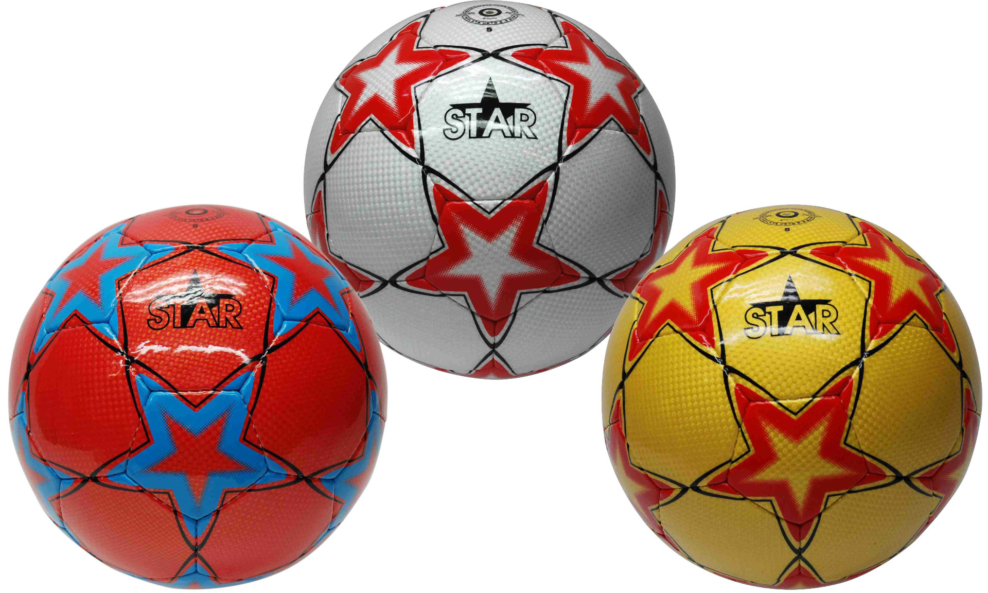 Voetbal Super Star | Maat 5 - 420Gr. Assorti.