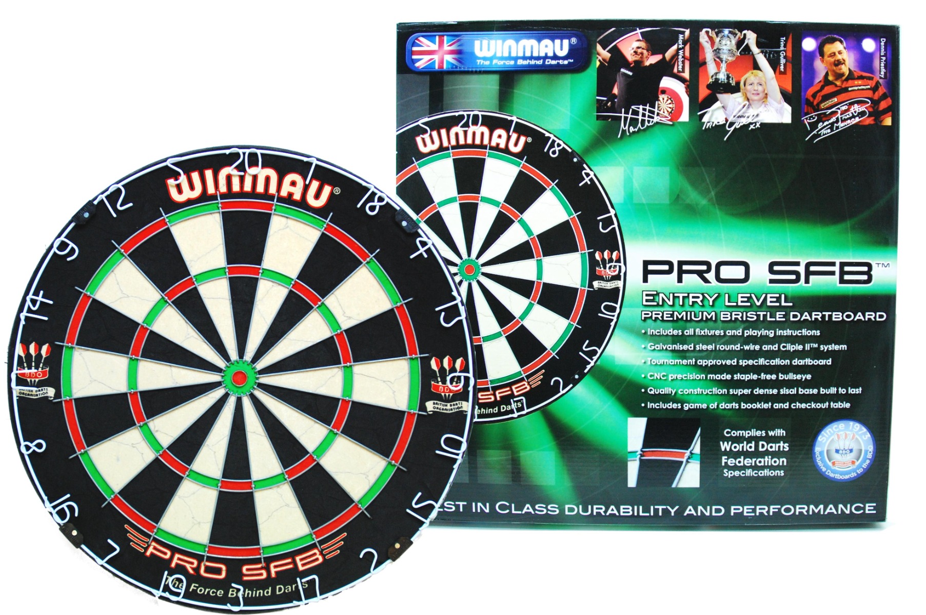 Winmau PRO SFB Bristle Wedstrijd Dartbord