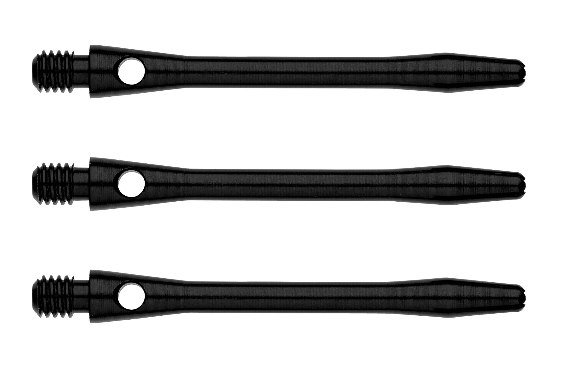 Winmau Dart-Shaft Alu Anodised Zwart Medium