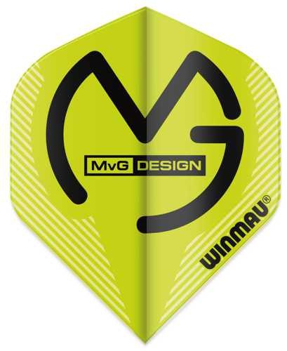 Winmau MvGerwen Dart flight Groen - 75 micron