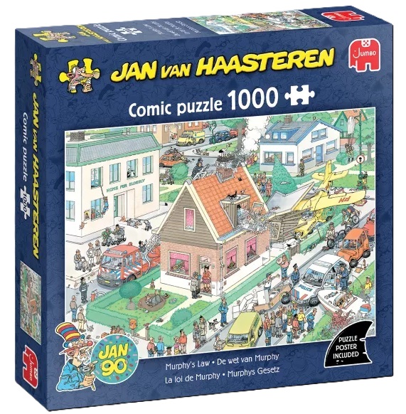 Jan Van Haasteren Puzzel Wet van Murphy 1000 Stukjes