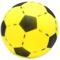 Voetbal Spons Soft | 20cm Geel