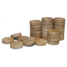 Sjoelschijven 52mm 30 Stuks Beukenhout Holgedraaid sportenspel.nl