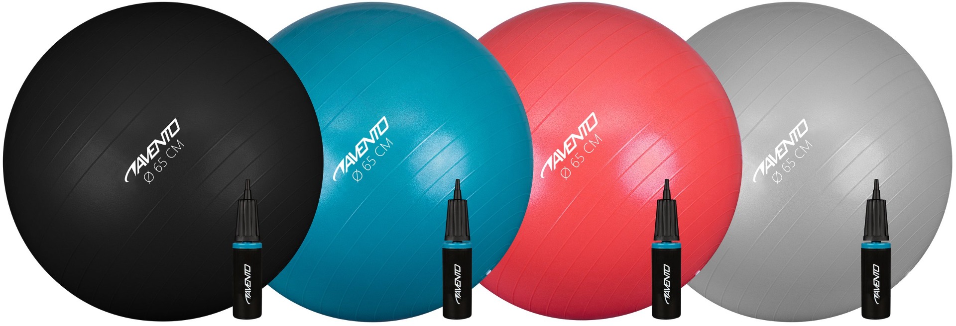 Avento Fitness Gymbal Met Pomp Ø65cm | Anti-Burst 
