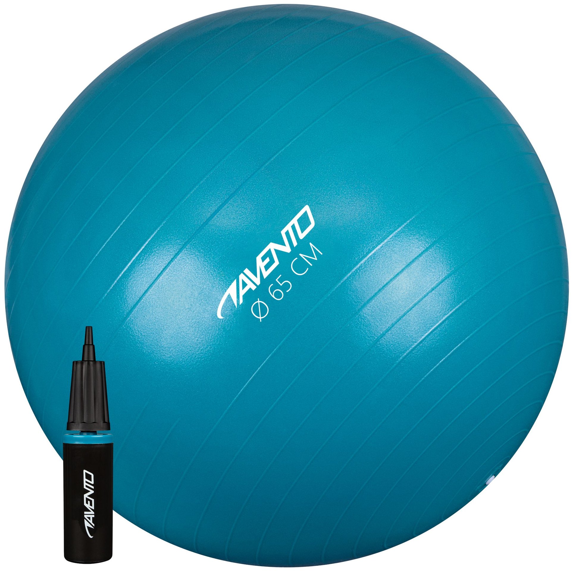 Avento Fitness Gymbal Met Pomp Ø65cm | Anti-Burst Blue