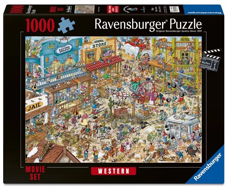 Ravensburger Movieset 1: Western Puzzel/Puzzle 1000St.