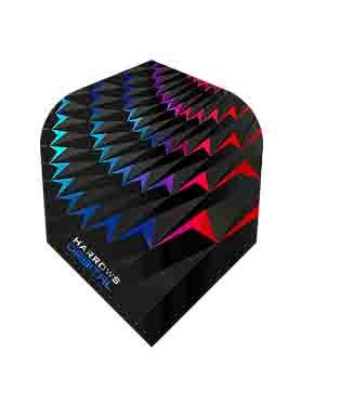 Harrows Flight Orbital - Aqua/Red