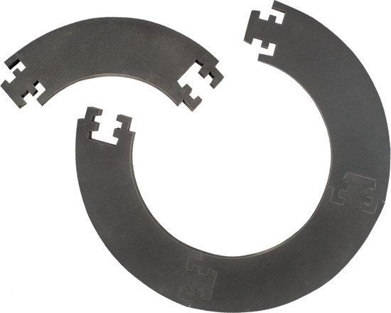Abbey Dart Surround Zwart 4-Delig Eva Foam