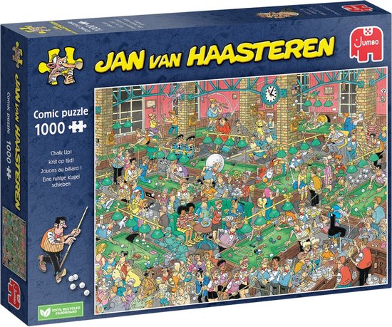 Jan Van Haasteren Puzzel Krijt Op Tijd 1000 Stukjes