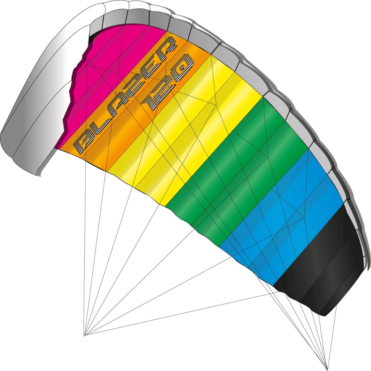 KnoopKites Vlieger Blazer-120 (Matrasvlieger 120cm)