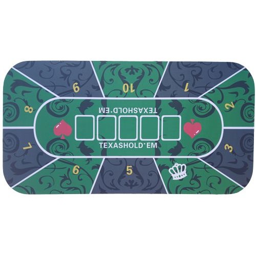 Poker-kleed | Groen Neopreen 180x90