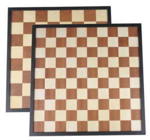 Dam Schaakbord Ingelegd Hout Met Rand 47x47 CM