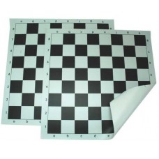 Schaakbord Vinyl Rolbaar 55mm Wit/Zwart 50 cm
