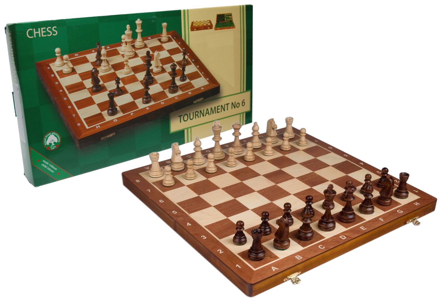 Schaak Cassette ( Tournament 6 ) Met Coordinaten