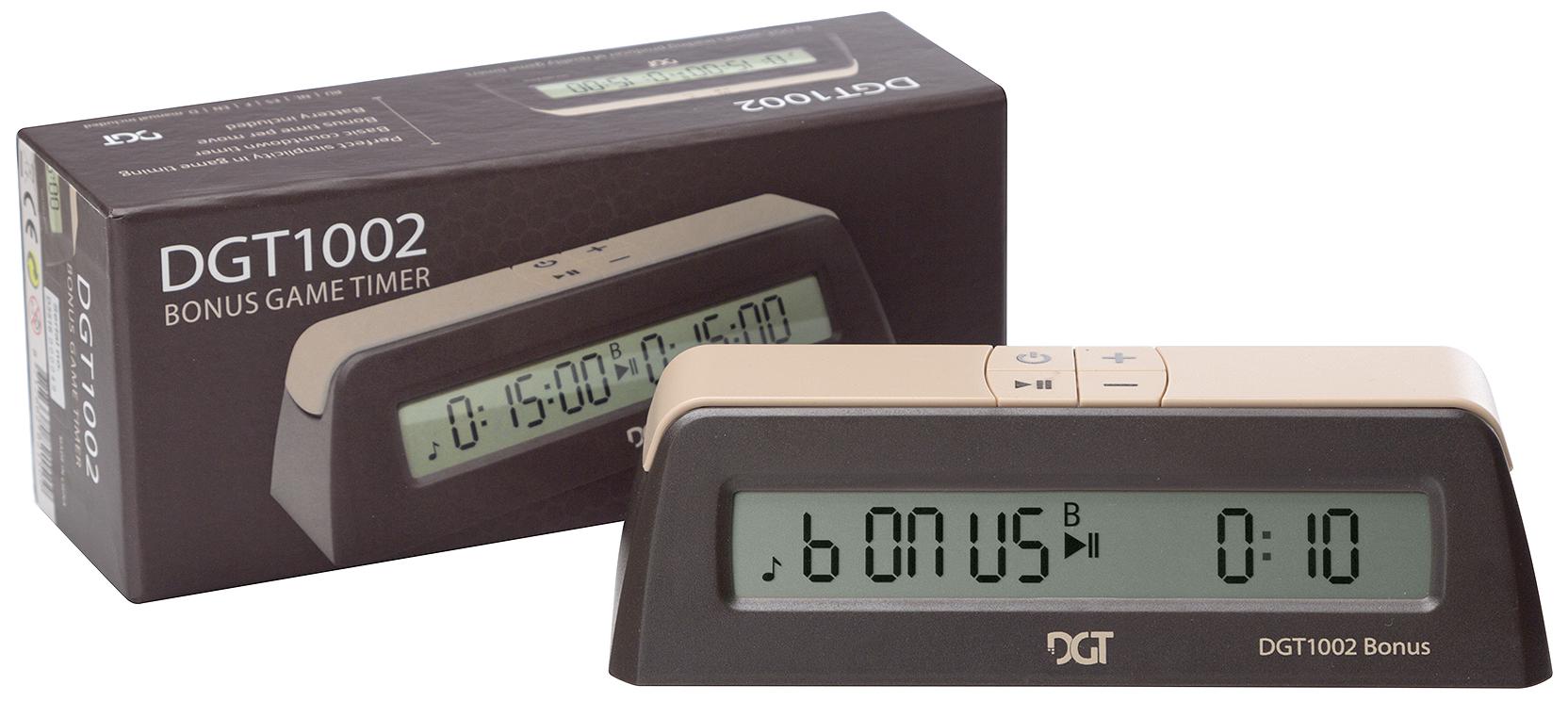 Dgt Schaakklok Digitaal 1002 Bruin