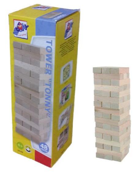 Tower Tony Spel Hout Jenga | NL/EN