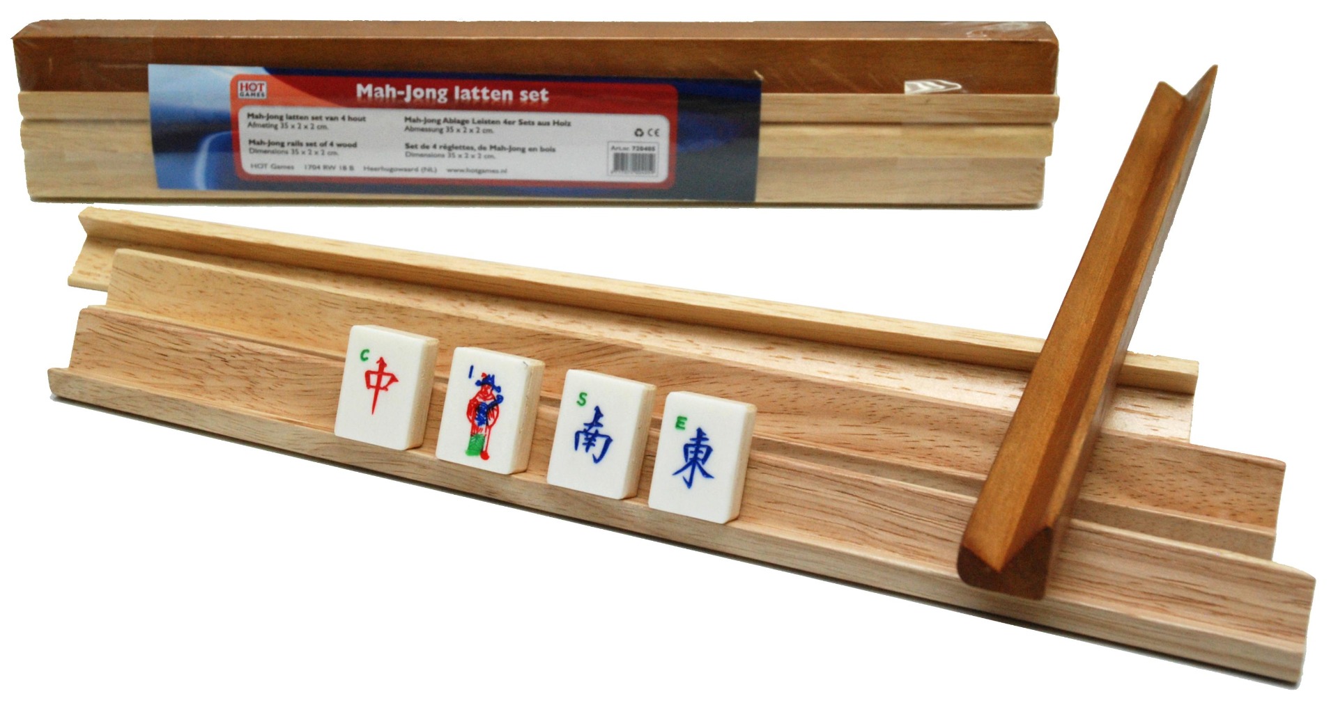 MahJong Latten Klein 4st Hout