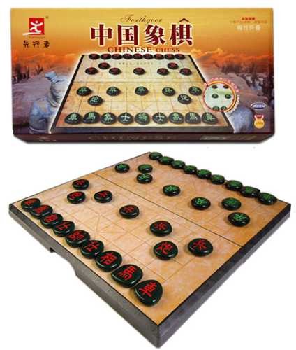 Xiang-Qi go Chinees-Schaak Cassette Magn. 37cm