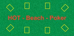 Poker Beach Badlaken