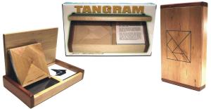 Houten Tangram Blank Dubbel