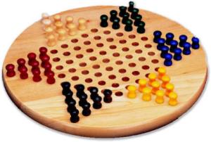 Houten Halma-Ster Spel 28 CM