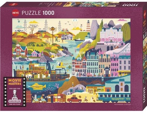 Heye Films Puzzle ( Wes Anderson ) 1000 stukjes