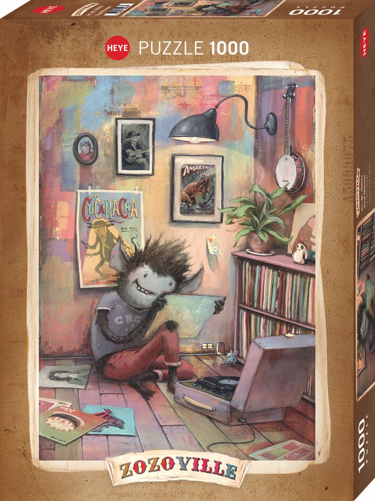 Heye Zozoville Puzzle Vinyl Monster 1000 stukjes