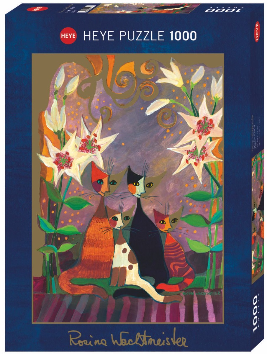 Heye Puzzle ( Lilies ) Rosina Wachtmeister 1000 Stukjes