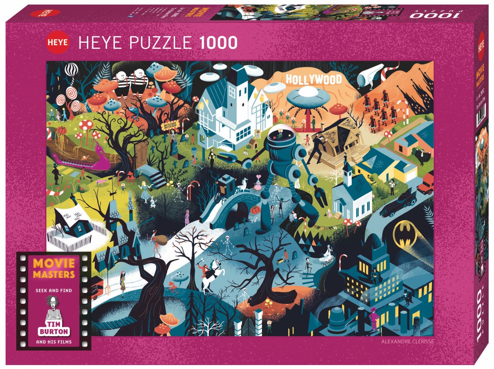 Heye Films Puzzle ( Tim Burton ) 1000 stukjes