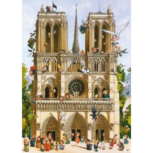 Heye Puzzle Comic Vive Notre Dame 1000 stukjes