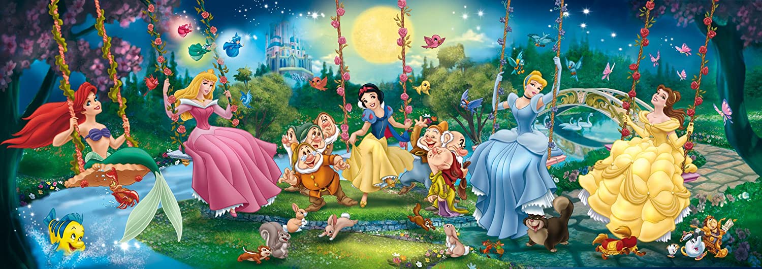 Clementoni Disney Puzzle Panorama Swinging Princess