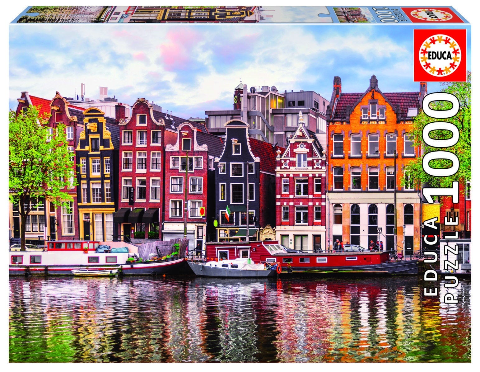 Educa Dansende Huizen Amsterdam Puzzel/Puzzle 1000st.