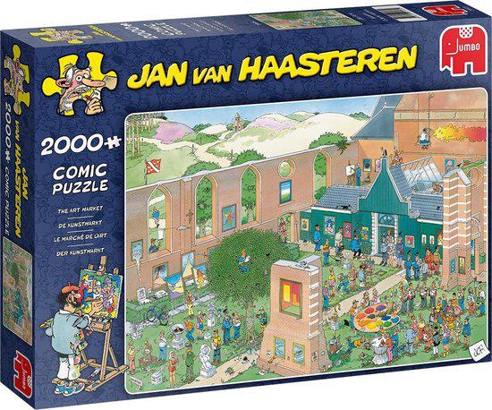 Jan van Haasteren De Kunstmarkt Puzzle 2000 Stukjes