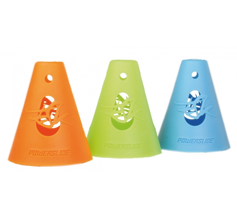 Powerslide Cone Pion Green set van 10