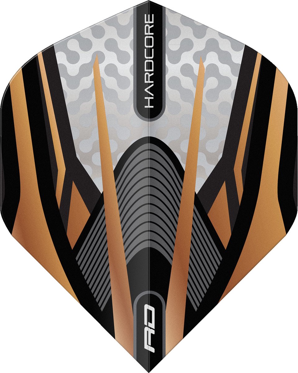 Red Dragon Hardcore Dart Flights Gold/White