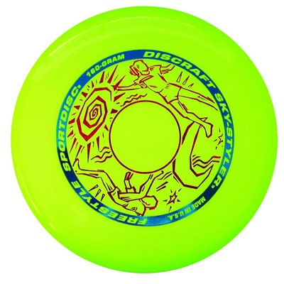 Discraft 160 Gram Sky Styler Frisbee Yellow