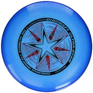 Discraft 175Gr Ultra Star Frisbee [ Blue Sparkle ]