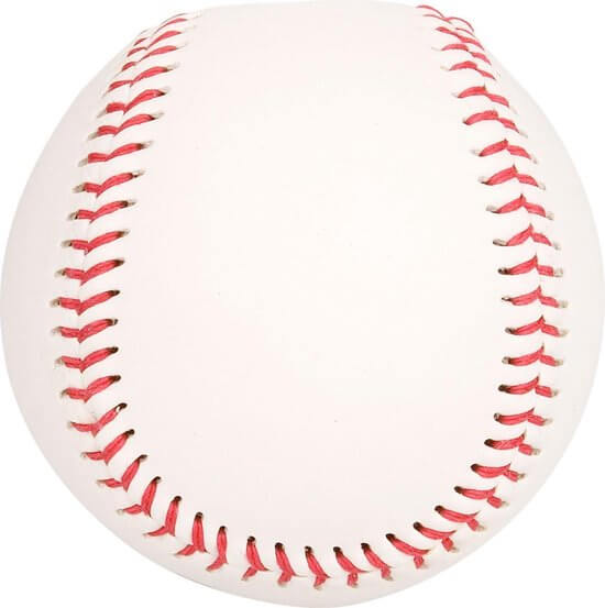 Honkbal Abbey Wit 7 cm
