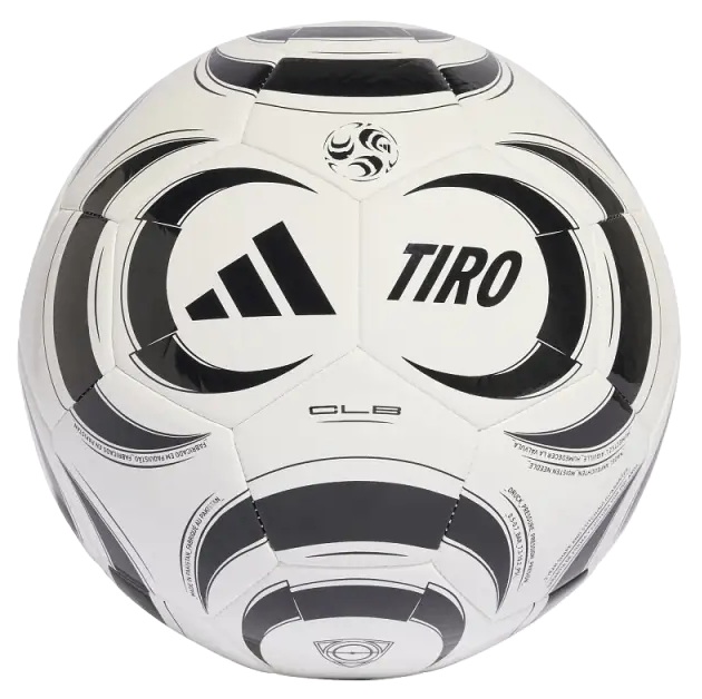 adidas Tiro 26 Club Trainingsbal | Zwart/Wit