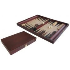Backgammon Koffer Hout 35cm