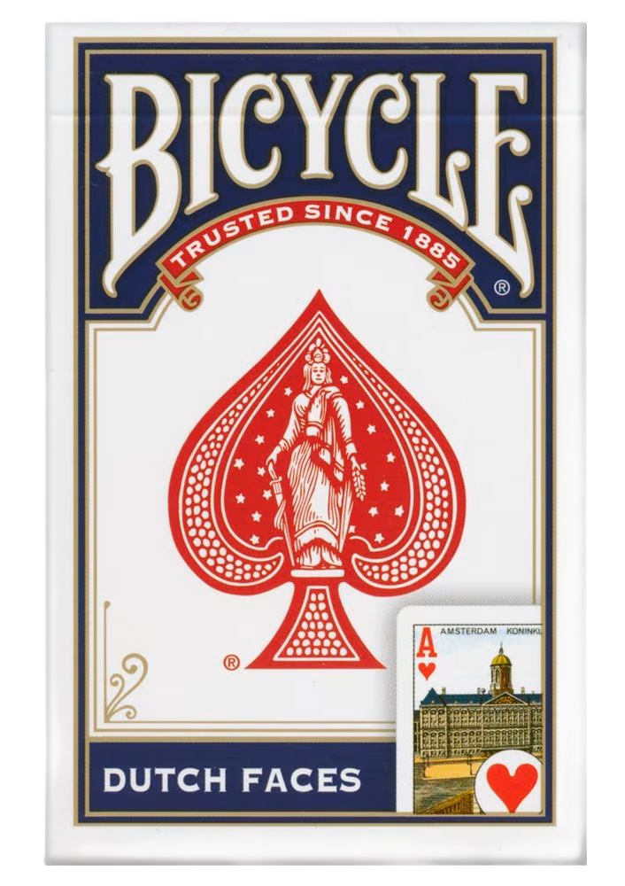 Bicycle Speelkaarten - Playing Cards Dutch Faces | Blauw