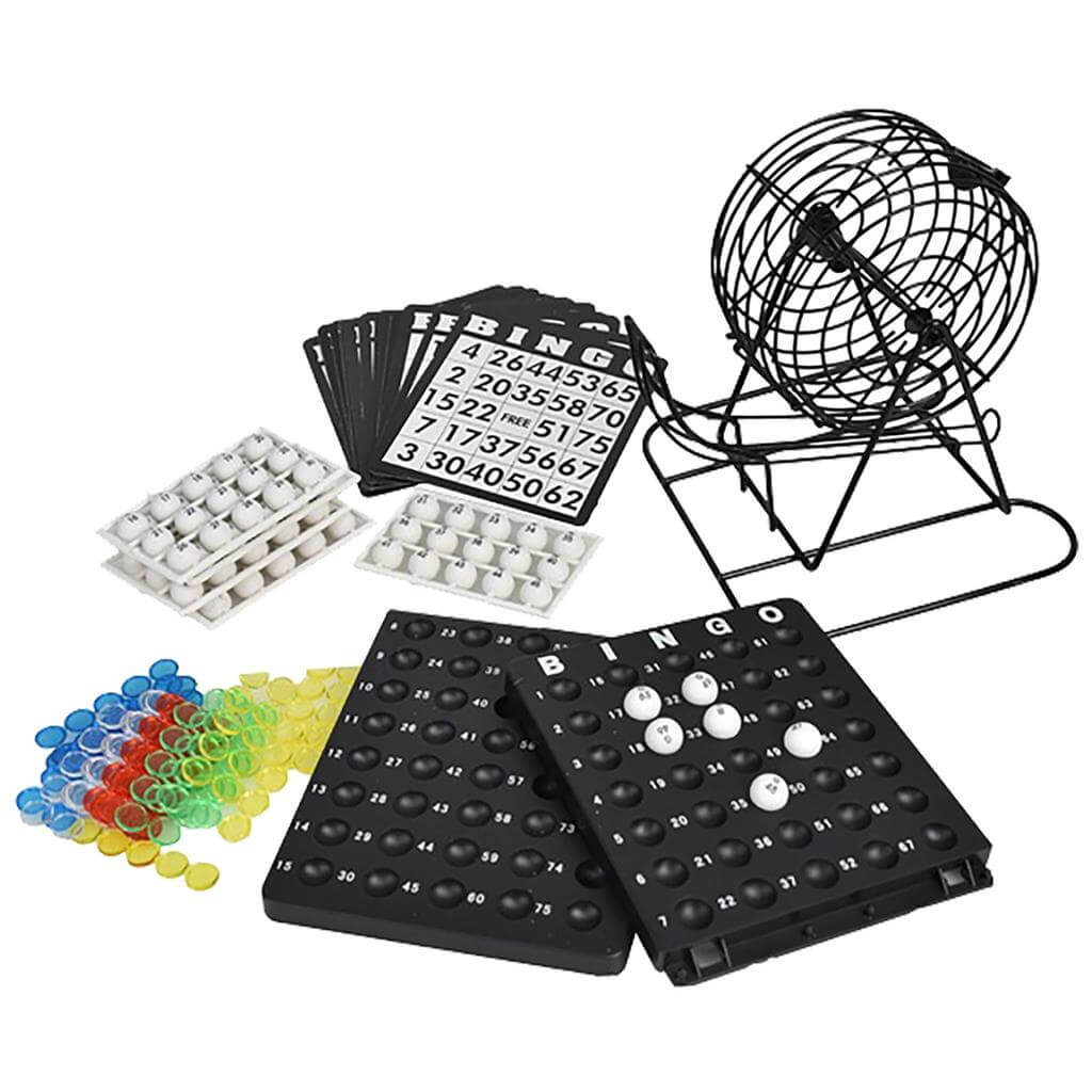 Bingo Molen Klein 1-75 Ballen Zwart Hoogte totaal 20cm