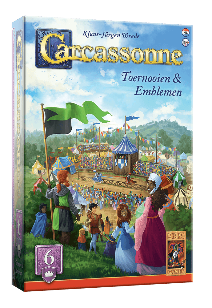 Carcassonne - Toernooien & Emblemen - Uitbreiding 6 | NL/EN