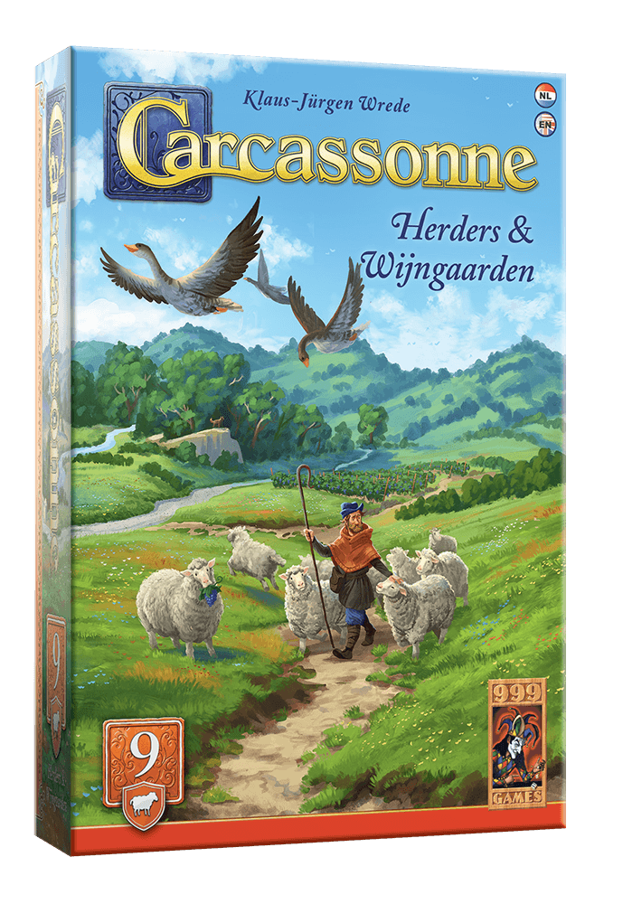 Carcassonne - Herders & Wijngaarden - Uitbreiding 9 | NL/EN